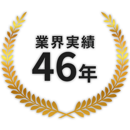 業界実績46年